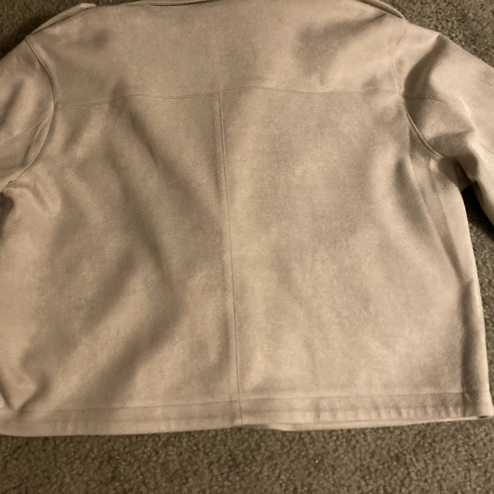 Women's suede moto jacket XLP - Picture 3 of 3